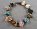 Mixed Gemstone Bracelet Vintage H069-20