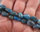 Blue Apatite Nugget Beads (C741)