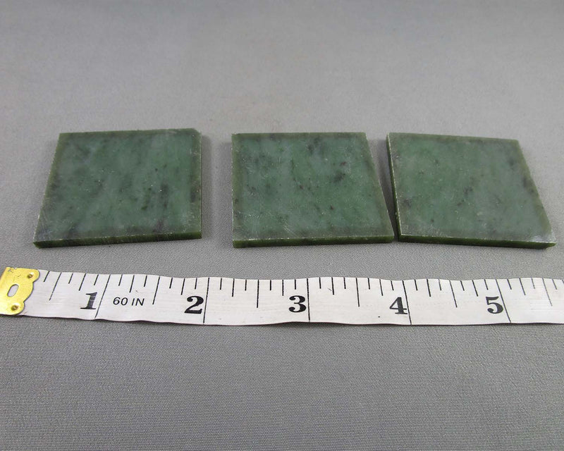 Nephrite Jade Stone Slice 1pc Z004