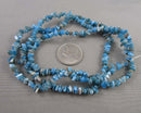 Blue Apatite Chip Strand 31" (C737)