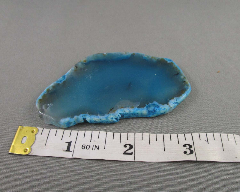 Agate Polished Slice (Drilled) 1pc B029-2