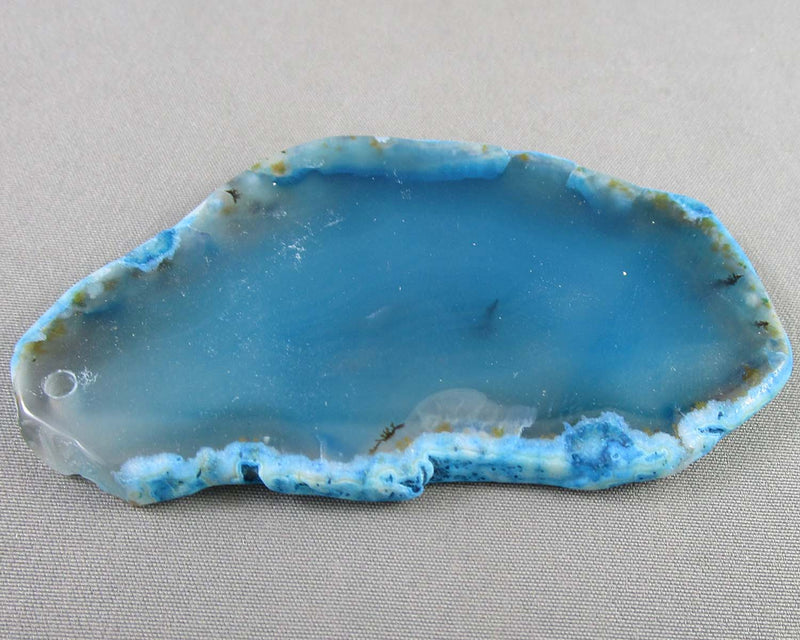 Agate Polished Slice (Drilled) 1pc B029-2