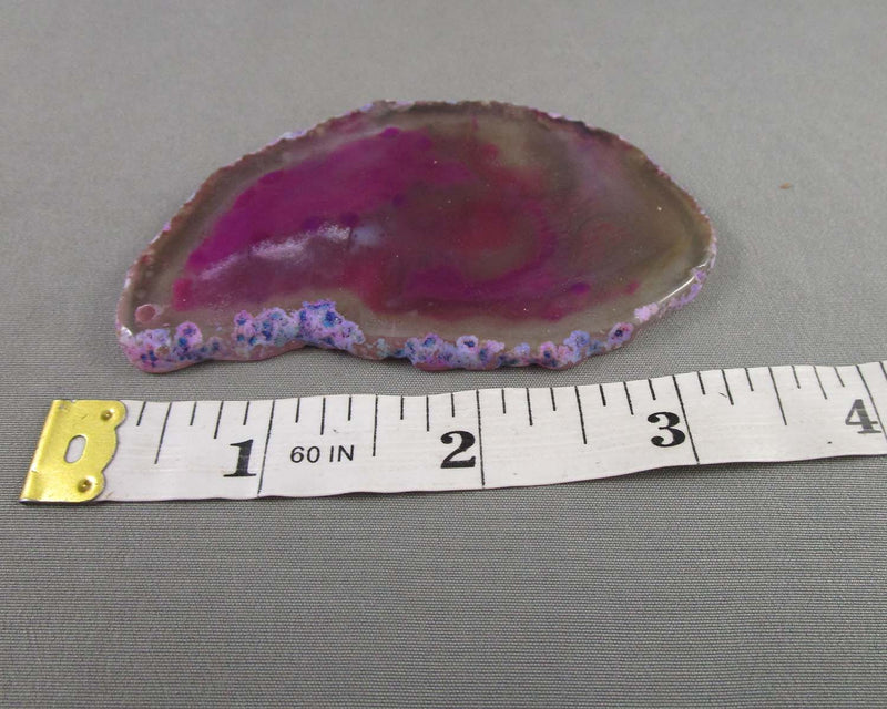 Agate Polished Slice (Drilled) 1pc B029-3