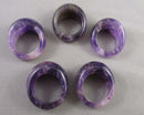 Solid Amethyst Gemstone Ring Size 7.5 Z079