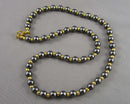 Hematite Gemstone Necklace H070-5