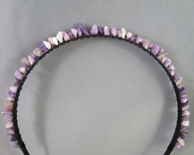 Amethyst Head Band 1pc Z088