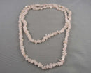 Rose Quartz Gemstone Necklace Vintage H070-14
