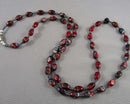 Agate Gemstone Necklace Vintage H072-13