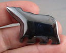 Hematite Bear Brooch (Vintage) H072-15