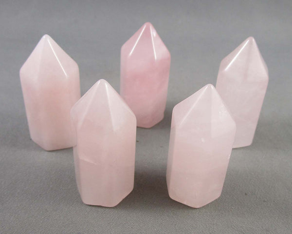 Rose Quartz Mini Standing Point 1pc (J194)