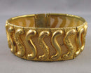 Gold Tone Mesh Bracelet (Vintage) H072-18