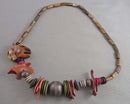 Wood Tiger Pendant Necklace (Vintage) H070-21