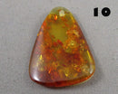You Choose!  Amber Drilled Cabochon