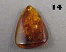 You Choose!  Amber Drilled Cabochon