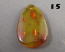 You Choose!  Amber Drilled Cabochon