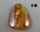 You Choose!  Amber Drilled Cabochon