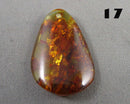 You Choose!  Amber Drilled Cabochon