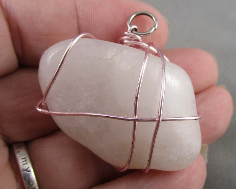 White Quartz Pendant (Vintage) B079-4