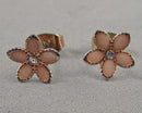 Pretty Flower Earrings (Vintage) H072-22