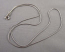 0.8mm Snake Chain Necklace 925 Sterling Silver H072-27