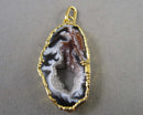 Oco Geode Gemstone Pendant (Vintage) H072-28