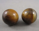 Mini Tiger Eye Crystal Spheres 14mm 2pcs C745