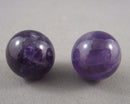 Mini Amethyst Crystal Spheres 14mm 2pcs C744