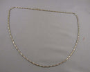 1.6mm Gold Tone Chain Necklace (Vintage) H073-14