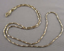 1.6mm Gold Tone Chain Necklace (Vintage) H073-14