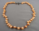 Natural Pearl Gemstone Necklace Vintage H073-16