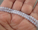 Blue Lace Agate Rondelle Beads 4x3mm C266