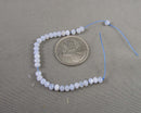 Blue Lace Agate Rondelle Beads 4x3mm C266