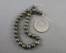 Pyrite Bead Strand Round Various Sizes