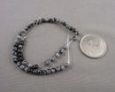 Snowflake Obsidian Bead Strand Round Various Sizes