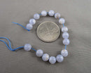 Blue Lace Agate Round Beads 6mm C235