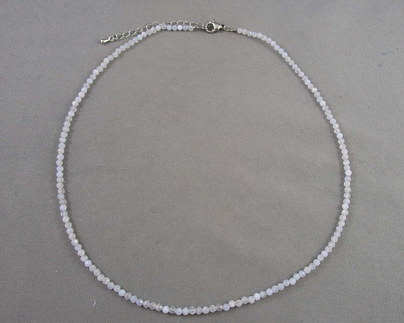 Blue Lace Agate Necklace 1pc Z030