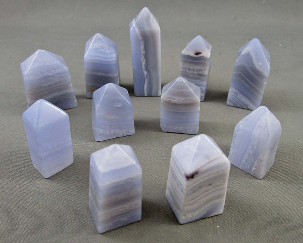 You Choose!  Blue Lace Agate Standing Points