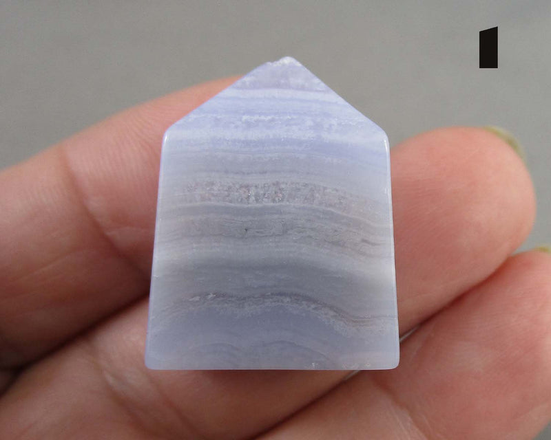 You Choose!  Blue Lace Agate Standing Points