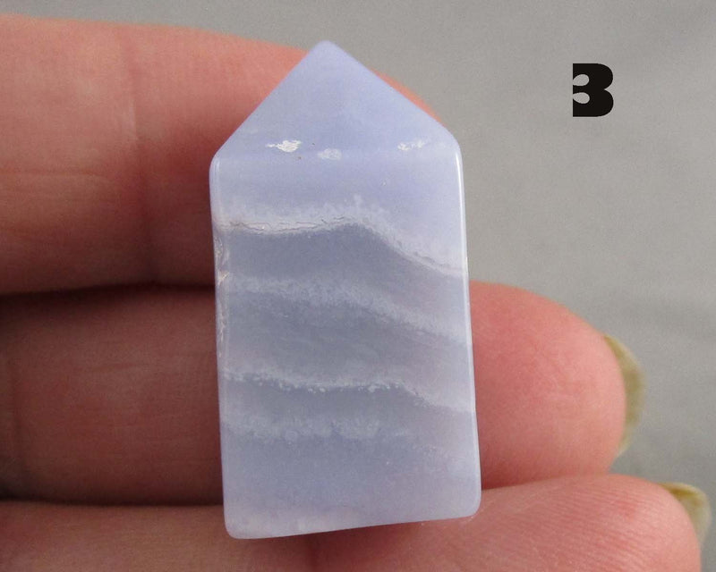 You Choose!  Blue Lace Agate Standing Points