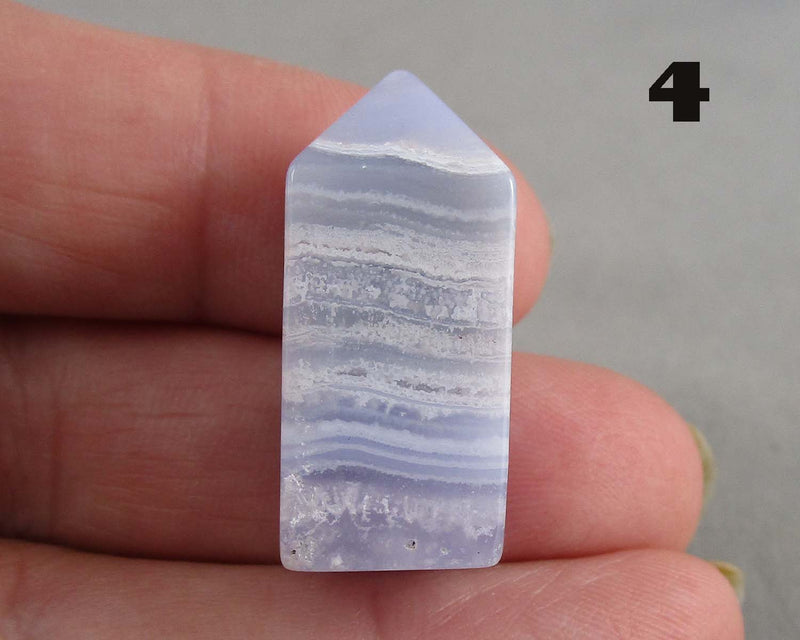 You Choose!  Blue Lace Agate Standing Points