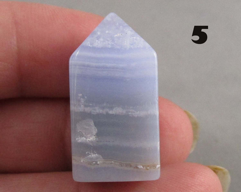 You Choose!  Blue Lace Agate Standing Points