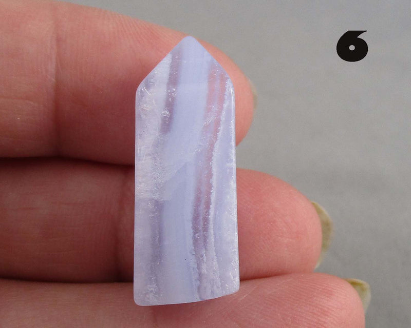 You Choose!  Blue Lace Agate Standing Points