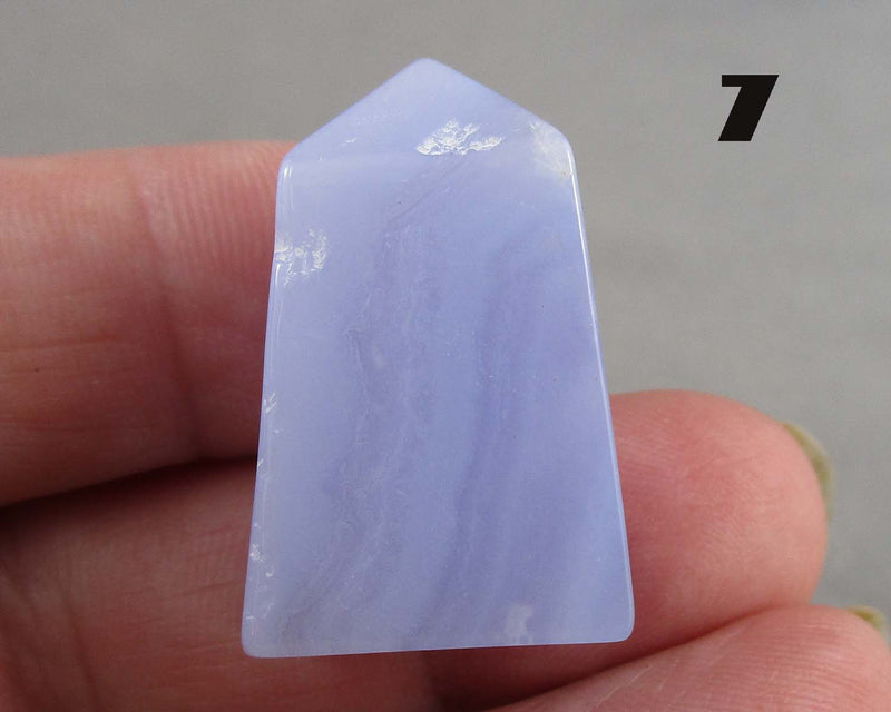 You Choose!  Blue Lace Agate Standing Points