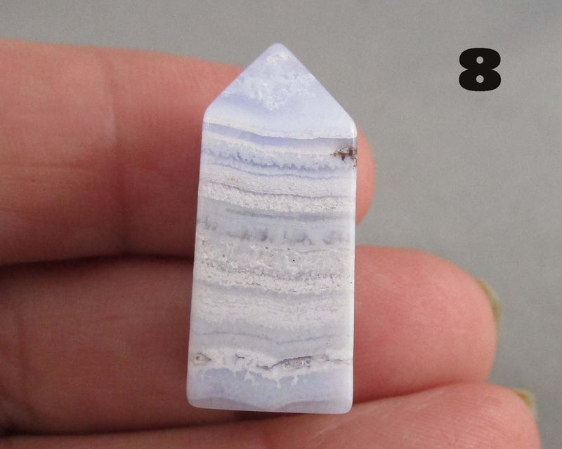 You Choose!  Blue Lace Agate Standing Points