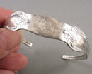 Silver Plated Bracelet Cuff (Vintage) H073-21