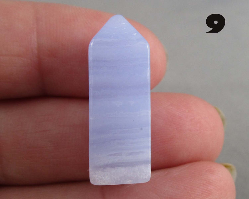 You Choose!  Blue Lace Agate Standing Points