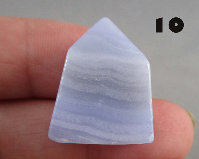 You Choose!  Blue Lace Agate Standing Points