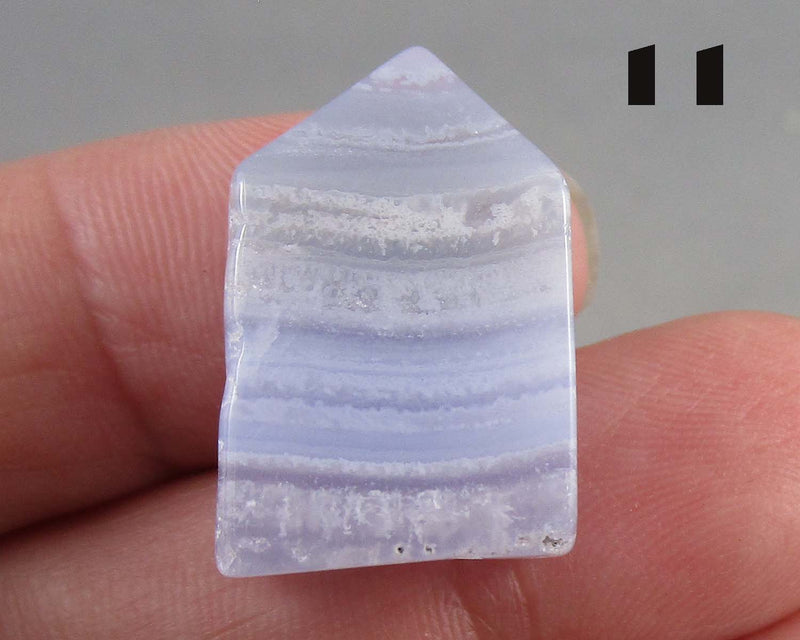 You Choose!  Blue Lace Agate Standing Points