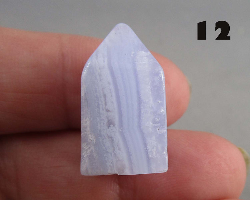 You Choose!  Blue Lace Agate Standing Points