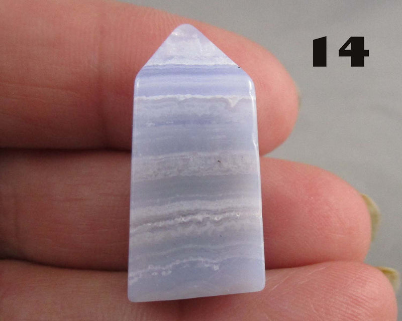 You Choose!  Blue Lace Agate Standing Points